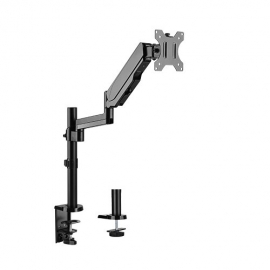 Brateck Single Monitor Full Extension Gas Spring Single Monitor Arm 17" - 32" Up To 8Kg Per Screen Ldt16-C012