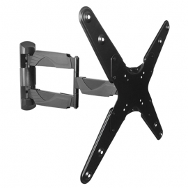 Brateck Ultra Slim Full Motion Single Arm Lcd Tv Wall Mount For 23""-55" Led Lcd Flat Curved Tv