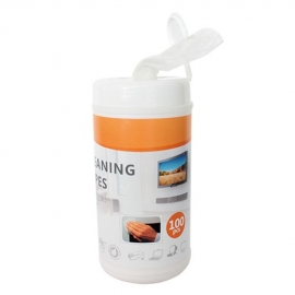 Brateck Non-Woven Cleaning Wipe 100Pcs For Lcd/ Led Displays Including Smartphones Tablets Laptops Tvs Sc-4