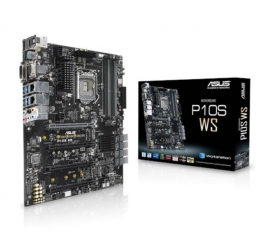 Asus P10s Ws Atx Mb 4xddr4 4xpcie 2xm.2 8xsata Raid 5xusb3.0 1xusb Typec 2xlan Ports 1xdvi 1xdp