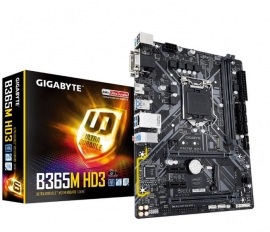 Gigabyte B365M Hd3 Lga1151 9Gen Matx Mb 2Xddr4 4Xpcie Dvi Hdmi M.2 6Xsata 4Xcrossfire 6Xusb3.1 6Xusb2.0 Gbe Lan ~Ga-B360M-Hd3 Ga-B365M-Hd3