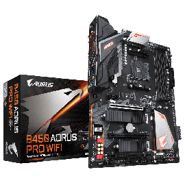Gigabyte B450 Aorus Pro Wifi Ryzen Am4 Atx Motherboard 4xddr4 4xpcie 2xm.2 Dvi Hdmi Raid Intel
