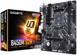 Gigabyte B450M Ds2H Ryzen Am4 Matx Motherboard 4Xddr4 3Xpcie 1Xm.2 Dvi Hdmi Raid Gbe Lan 4Xsata
