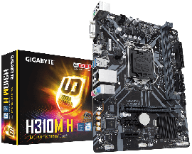 Gigabyte Ga-h310m-h Lga1151 8gen Matx Mb 2xddr4 3xpcie Vga Hdmi 4xsata3 Gbe Lan 4xusb3.1 6xusb2.0