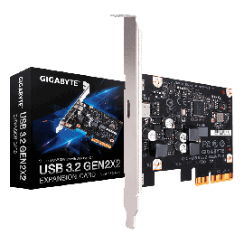 Gigabyte Usb 3.2 Gen 2X2 Expansion Card 20Gb/ S Data-Transfer Asmedia Asm3242 Usb 3.2 Type-C Pcie 3.0*4 Gc-Usb-3.2-Gen2X2