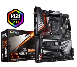 Gigabyte X570 Aorus Ultra Wifi Ryzen Am4 Atx Motherboard 4Xddr4 5Xpcie 4Xm.2 Raid Gbe Lan Bt Crossfire Sli Rgb 2Xusb-C 5Xusb3.2 Rgb Ga-X570-Aorus-Ultra