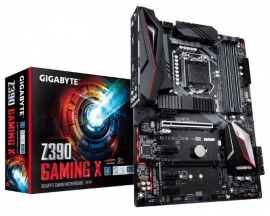 Gigabyte Z390 Gaming X Lga1151 9gen Atx Mb 4xddr4 6xpcie Hdmi 2xm.2 6xsata Raid Intel Gbe Lan