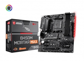 MSI B450M Mortar Max Am4 Ryzen M-Atx Motherboard 