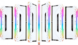 Corsair Vengeance Rgb Pro 16gb (2x8gb) Ddr4 3200mhz C16 Desktop Gaming Memory White Cmw16gx4m2c3200c16w
