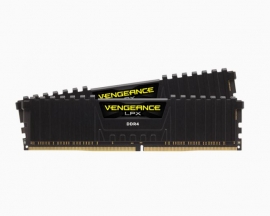 Corsair VENGEANCE® LPX 64GB (2 x 32GB) DDR4 DRAM 3000MHz C16 Memory Kit - Black Cmk64Gx4M2D3000C16