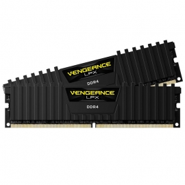 Corsair 16gb (2x8gb) Ddr4 2400mhz C16 Vengeance Lpx Black Cmk16gx4m2a2400c16