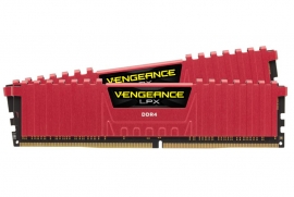 Corsair 16gb (2x8gb) Ddr4 2400mhz C16 Vengeance Lpx Red Cmk16gx4m2a2400c16r