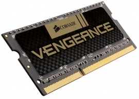Corsair 4GB (1x4GB) DDR3 SODIMM Vengeance Black 1.5V (LS)  CMSX4GX3M1A1600C9