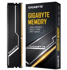 Gigabyte Gaming Memory 8Gb (1X8Gb) Ddr4 2666Mhz C16 1.2V 16-16-16-35 Xmp 2.0 Dual Channel Kit Aluminum Black Heatsinks Pc Desktop Ram Gp-Gr26C16S8K1Hu408