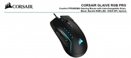 Corsair Gaming Glaive Pro Rgb Gaming Mouse - CH-9302211-AP