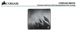Corsair Mm350 Premium Anti-Fray Cloth Gaming Mouse Pad. Extra Large Edition 450Mm X 400Mm X 5Mm.