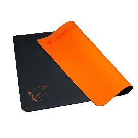 Gigabyte Aorus Amp500 Hybrid Gaming Mouse Pad Fabric Black Surface Organse Silicon Base Heat Molding