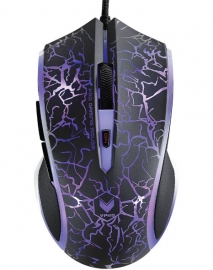 Rapoo V20s Led Optical Gaming Mouse Lighting Black - Upto3000dpi 16m Colour 5 Programmable Buttons