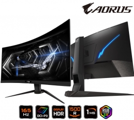 Gigabyte Aorus Cv27Q-Ap 27" Curve Tactical Gaming Monitor