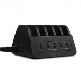 Mbeat Gorillapower Dock 5-port 60w Usb Charging Dock With 2 Au Power Sockets Mb-chgr-5u