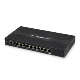 Ubiquiti Edgerouter 10X - 10-Port Gigabit Router With Poe Flexibility Er-10X-Eu