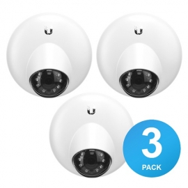 Ubiquiti Unifi Video Cam Dome G3 Ir 1080P Full Hd Video 3 Pack No Poe Uvc-G3-Dome-3