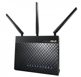 Asus Ac1900 Dual Band Router 5xgbit, 1xusb2, 1xusb3, 3xant Rt-ac68u