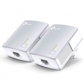 Tp-link Tl-pa4010kit Av600 Powerline Ethernet Adapter Starter Kit 600mbps Homeplug Av 1xlan Port