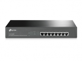Tp-Link Tl-Sg1008Mp 8-Port Gigabit Desktop/ Rackmount Switch