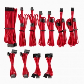 Corsair For Corsair Psu - Red Premium Individually Sleeved Dc Cable Pro Kit Type 4 (Generation