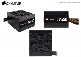 Corsair 650W Cv Series Cv650 80 Plus Bronze Certified Compact Design Atx Power Supply Cp-9020211-Au