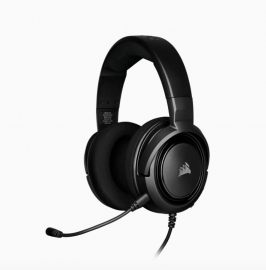 Corsair Hs35 Stereo Gaming Headset Discord Certified Clear Sound And Plush Memory Foam Carbon Ca-9011195-Ap