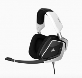 Corsair Void Elite White Usb Wired Premium Gaming Headset With Dolby Headphone 7.1 Audio Ca-9011204-Ap