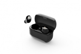 Edifier Tws1 Bluetooth Wireless Earbuds - Black/ Dual Bt Connectivity/ Wireless Charging Case/ 12 Hr Playtime/ 9 Hr Charge/ 8Mm Magnetic Driver Tws1-Black