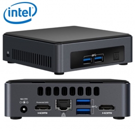 Intel Nuc Mini Pc I3-7100u 2.4ghz 2xddr4 Sodimm M.2 Ssd 2xhdmi 2xdisplays Gbe Lan Wifi Bt 4xusb3.0