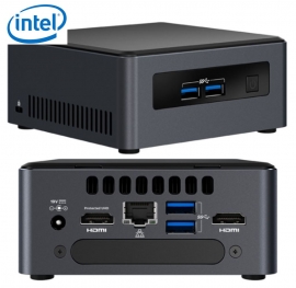 Intel Nuc Mini Pc I5-7300u 3.5ghz 2xddr4 Sodimm M.2 & 2.5" Ssd 2xhdmi 2xdisplays Gbe Lan Wifi