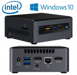 Intel Nuc Boxnuc7cjysal4 Mini Pc J4005 2.7ghz 4gb Ddr4 32gb Emmc 2.5" Hdd Windows 10 Home 2xhdmi