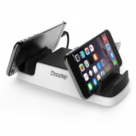 Huntkey Smartu Usb Charging Dock With 4 Usb 2.4a Ports And 2 Micro Usb Connectors Sca607