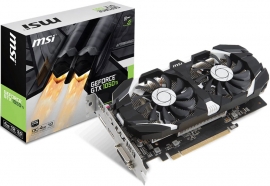 Msi Nvidia Gtx 1050 Ti 4gt Oc V1 4gb Video Card - Gddr5 Dp/ Hdmi/ Dvi 1341/ 1455mhz Gtx 1050 Ti