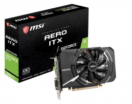 MSI Nvidia Geforce Gtx 1660 Ti Aero Itx 6Gb Oc Gddr6 7680X4320 - GTX 1660 Ti AERO ITX 6G OC