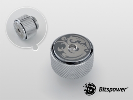 Bitspower G1/4 Air-exhaust Fitting Sliver True Hi-flow Design With Hi-quality Brass Material. High Durability Nickel Finished In Silver Shinin… Bp-etair