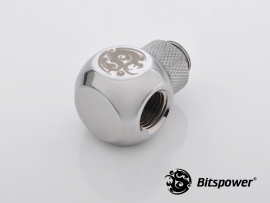 Bitspower G1/4 L-rotary Ig1/4x1 Extender Sliver True Hi-flow Design With Hi-quality Brass Material. With 360-degree Rotation. Nickel Finished … Bp-lr-c