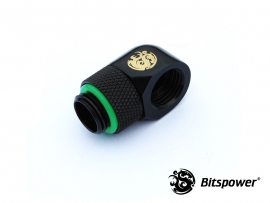 Bitspower G1/4 Rotary 90d Ig1/4 Extender 90-degree Type With 360-degree Rotation. True Hi-flow Design With Hi-quality Brass Material. High Dur… Bp-mb90r