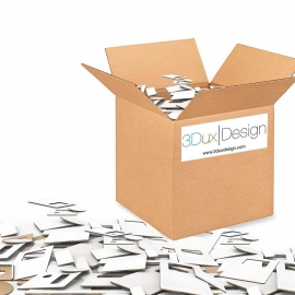 3Dux Design Cardboard Refill: Classroom Kit 3Dd-009