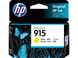 HP 915 Yellow Original Ink Cartridge 3Ym17Aa