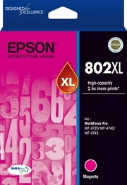 Epson 802Xl Magenta Durabrite Ink C13T356392