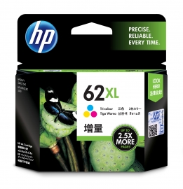 Hp 62xl Tri-color Ink Cartridge C2p07aa