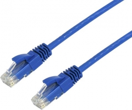 Blupeak 30Cm Cat 6 Utp Lan Cable - Blue (Lifetime Warranty) C6003Bu