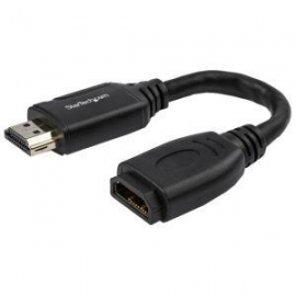 Startech 6 in. High Speed HDMI Port Saver Cable - 4K 60Hz (Hd2Mf6Inl)