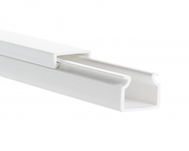 4cabling Cable Ducting 25mm(w) X 25mm(h) X 2m: White Wsd2525we